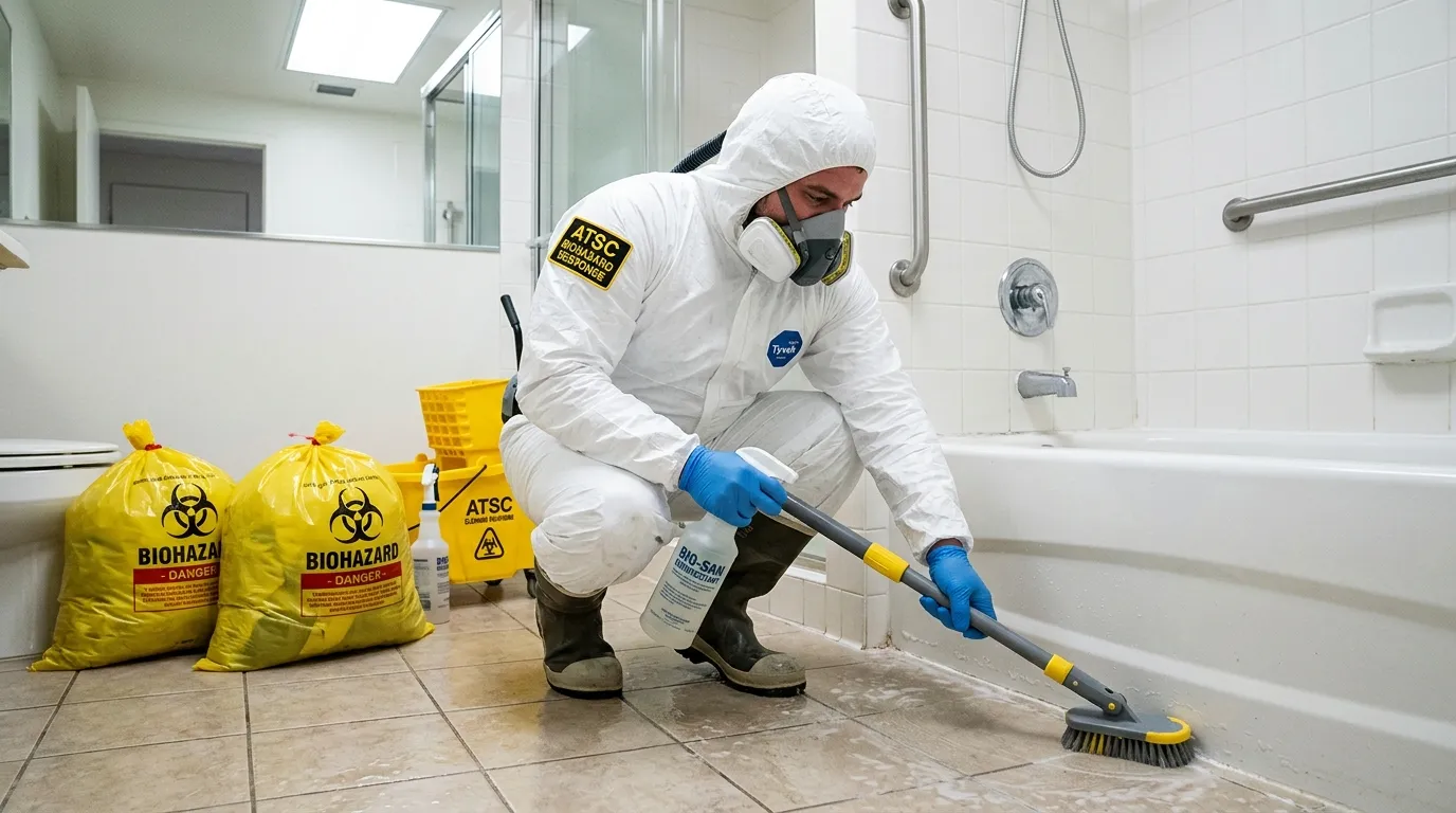 Decontamination equipment deployed for Blood Cleanup in Roxborough